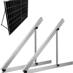 28″ Solar Panel RV Tilt Mount Brackets Ground Roof Flat Surface Adjustable Frame