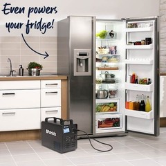 Portable Patriot Power Generator 1500 + 2 Portable Solar Panels 120V-12V-USB Out