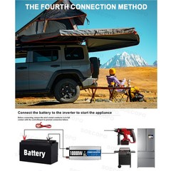 10000W High-Power Solar System Kit | 12V Input to 110V/220V Output | 2pcs Solar
