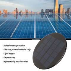 1 Mini Round Solar Cell Panel High Efficiency For Eco-friendly Use