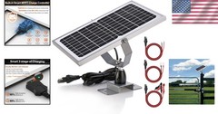 Ultra-Smart 10 Watt Solar Battery Charger – Ideal for Cars, Marine & Trailers