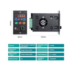 VFD Inverter Three-phase Output Under-voltage Protection Over-current Protection