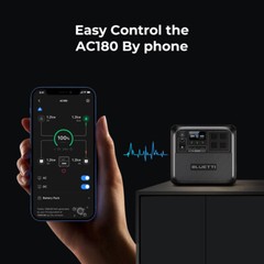 BLUETTI AC180 1152Wh Portable Power Station+Optional Solar Panel Off-Grid Use