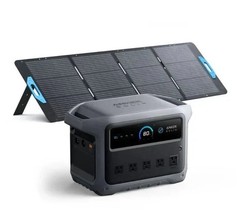 Anker SOLIX C1000 Gen2 Portable Solar Generator + 200W Solar Panel | 1024Wh