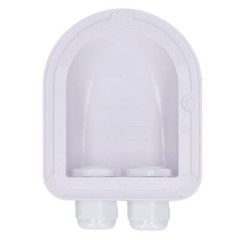(White)Cable Junction Box Solar Entry Housing UV Resistance Wide Application