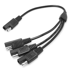 SAE Power Extension Cable 35cm 18AWG Y Splitter 1 to 3 Connector 2 Pin Quick …