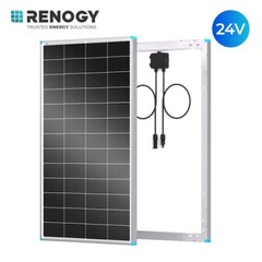 Renogy 24V Solar Panel 200W 16BB 25% High-Efficiency Monocrystalline Off-gird