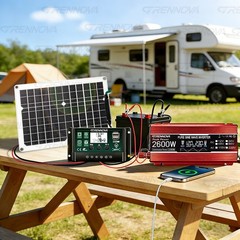 Grennova 2600W Power Solar System Pure Sine Real Capacity 12V To110V/220V Invert