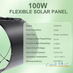 Kit paneles solares flexibles 4x100W alta eficiencia Monocristalino Autocaravana