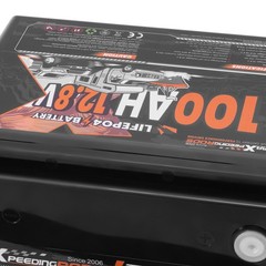 12V 100Ah LiFePO4 Deep Cycle Battery for Overland Off Grid RV Boat