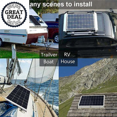 100W Solar Panel Flexible PV Off-Gird Panel Module Energy Equipment Durable NEWW