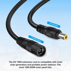 DC Power Extension Cable, 14AWG 10FT 8mm Male to Female Extension Cord Compat…
