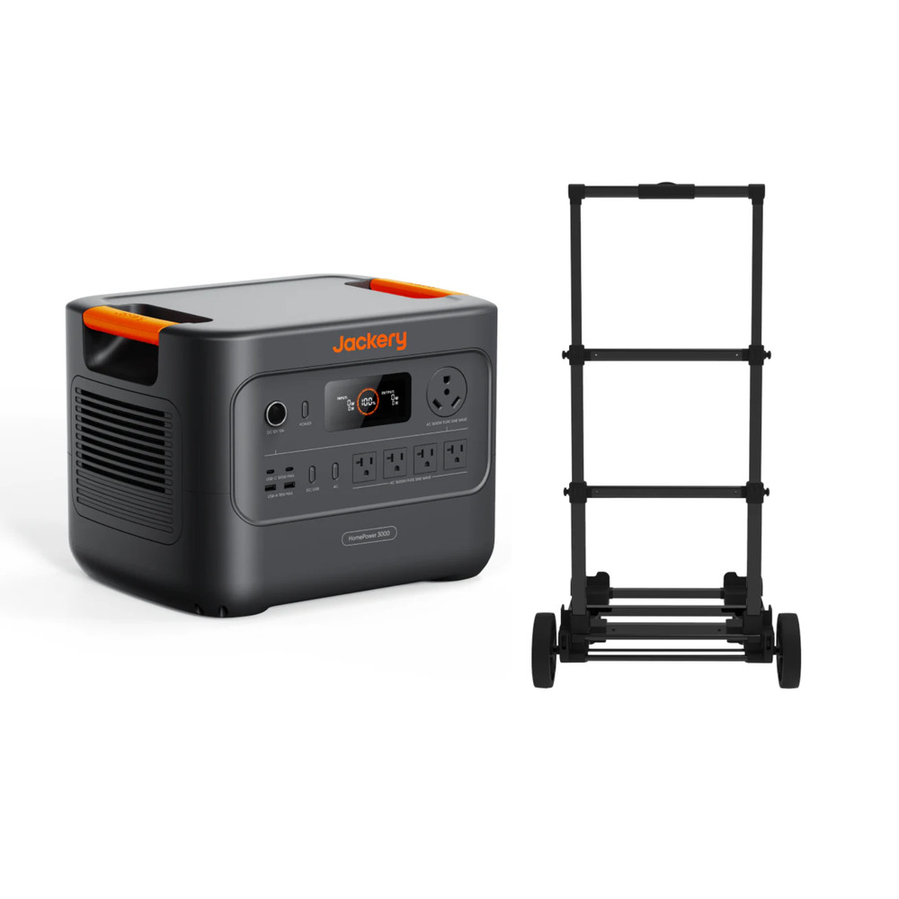 Jackery HomePower 3000 Portable Power Station 3kWh Backup Power With Trolley