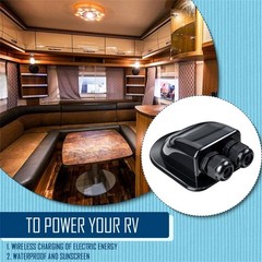 Dual Wire Solar Cable Entry Gland Box Waterproof Connector Cover RV Camper Boat