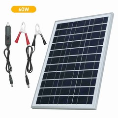 60W Flexible Solar Panel Kit 5V 18V IP65 Waterproof Portable For Outdoor