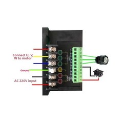 Three Phase Output Motor Controller 450W 750W 1.1kW Single Phase Input