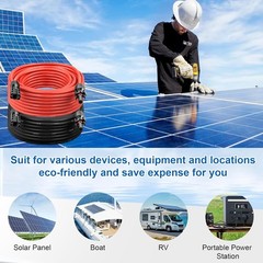 30 FT 10AWG Solar Panel Extension Cable,10 Gauge Extension Cord,5FT 10FT 20FT 30