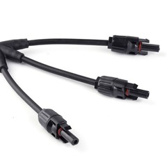 Solar Panel Y Branch Cable Connection Waterproof Adapter Connector Extension US