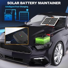 20W 12V Solar Panel Battery Charger Portable Waterproof Power Trickle Battery…