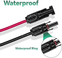 6-in-1 Solar Connector Kit with Female and Male Connectors, Universal Solar Adap