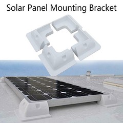 Solar Panel Mounting Bracket Kit ABS Material for Use on Vehicles and Garages