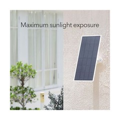 Wasserstein Solar Panel, Solar Panel Charger for Google Nest Cam Outdoor or I…