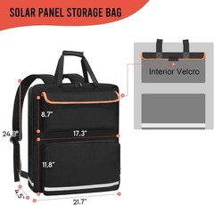 Versatile Solar Panel Backpack with Protective Padding – For Outdoor Adventures