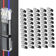 Flame Retardant Double Wire Plug-in Connector for LED Strips and Appliances