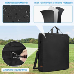 Solar Panel Bag, Carrying Case Compatible with Anker SOLIX PS30 PS100 PS200, Dou