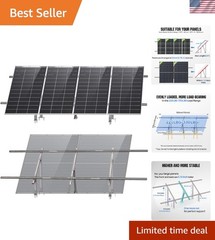 Upgraded Solar Ground Mount Adjustable Multi-Pieces Solar Panel Mounting Brac…