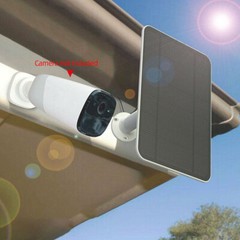 Solar Panel for Micro USB Power CCTV Camera Security Cam Battery Charger 4W 5V
