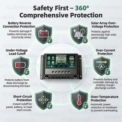 Grennova 2200W Real Power Solar Kit Pure Sine 60A MPPT RV Farm Home
