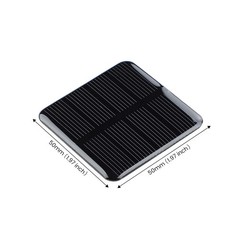 SUNYIMA 10pcs Mini Monocrystalline Solar Cells Solar System Kit 50mm X 50mm/1…