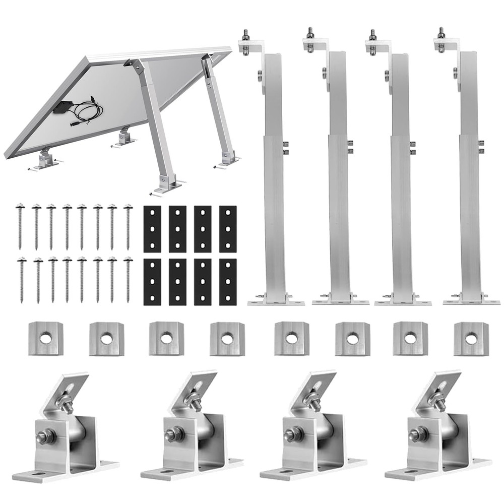 Adjustable Solar Panel Tilt Mount Brackets – Aluminum Alloy Mounting Brackets…