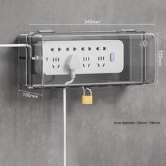 Outdoor Extension Cord Box Ample Storage Capacity Multiple Output Holes