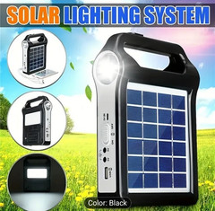 Portable Solar Power Storage Generator System With Usb 5v Solar Panel Energy…