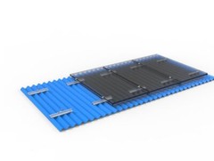 Solar Panel Rail-less Mounting Kit Corrugated Metal Roof with Clamps