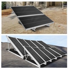 2 Sets 45″ Solar Panel Mount Brackets for 100-400 Watts Solar Panel with Enha…