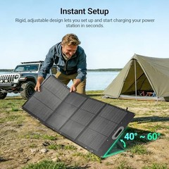Ultra-Light Portable Solar Panel for Power Station & Solar Generator, 25% 200W