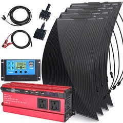 100w 200w 400w Mono Semi-flexible Off-Grid Solar Panel Kit for RV Camping Home