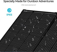 High-Efficiency Solar Panel w/ Charger Controller