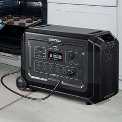 Used GRECELL Portable Power Station 4000W/5040Wh Solar Generator Battery