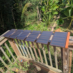 60W Foldable Solar Panel, Portable Solar Charger with USB-C/USB-A QC3.0/DC 20-28