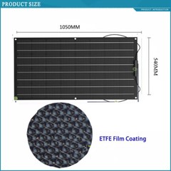 300W Watt Flexible Solar Panel 12V/18V Mono Home RV Roof Camping Off-Grid Power