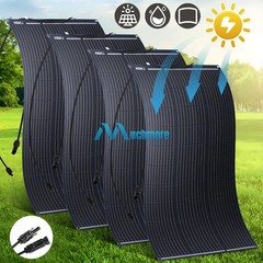 400W 200W Watt Portable Flexible Solar Panel 18V 12V RV Camping Off-Grid Rooftop