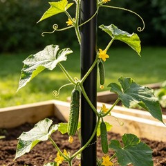 Metal Ground Stake 7.8 FT Heavy Duty – 2″ Diameter Threaded Steel Pipe with S…