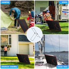2PCS Solar Panel Stand Solar Panel Holder Steel Panel Mobile Rack Foldable