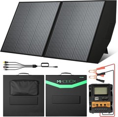 Portable Solar Panel 100W Foldable Controller USB 12V