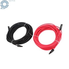 4mm² 20M Solar Wire Black+Red UV Resistant Cable with M4 Connector Kit