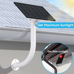 Universal Solar Panel Wall Mount Bracket – 30cm L-Shape Mount with Adjustable…